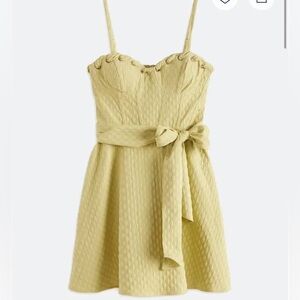 The General Good Yellow Green Tie-Waist Spaghetti Strap Dress